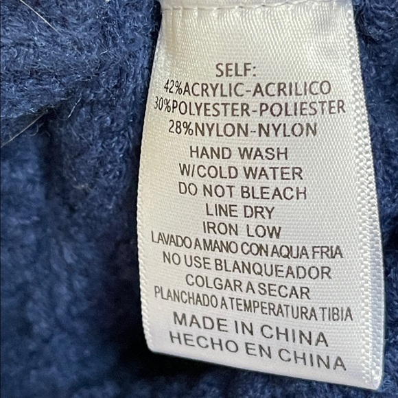 & Merci En Merci The Huxley Sweater cardigan in navy Size M - Picture 6 of 9